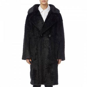 NWT DKNY faux fur coat